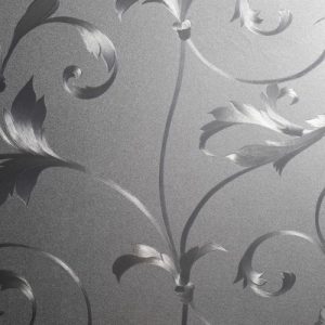 Statisch hechtende raamfolie Ice Flower semi transparant 45x20m p/m