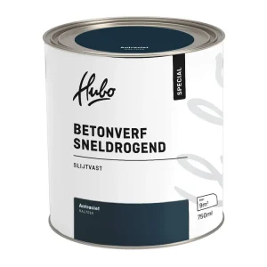 Hubo betonverf zijdeglans RAL7016 antraciet 750ml